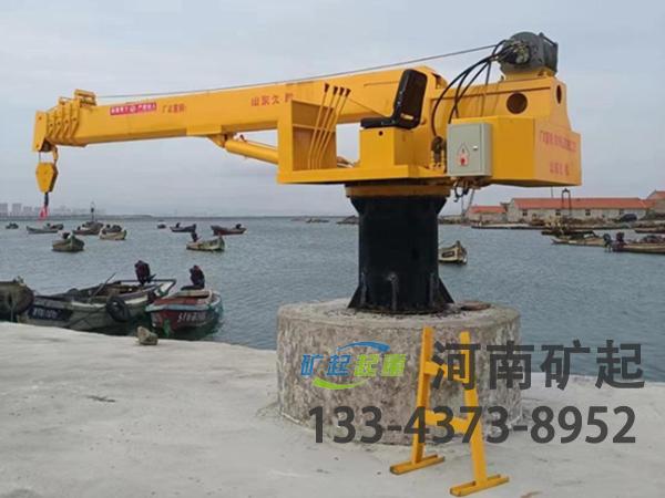 广东汕尾船舶液压起重机厂家船舶液压起重机性能可靠 支持验厂