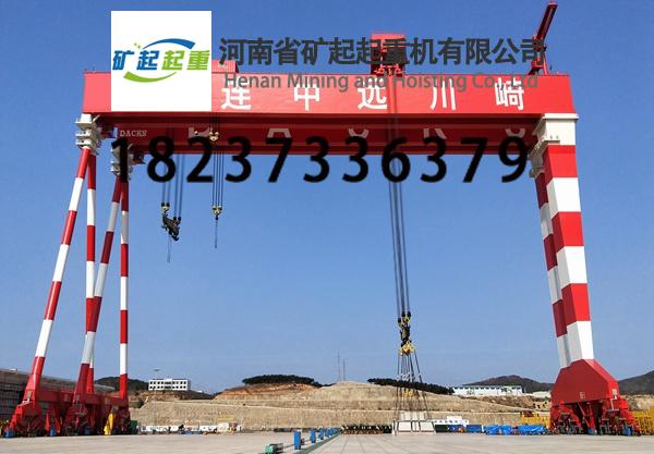 200吨造船门式起重机可以做双悬臂结构吗
